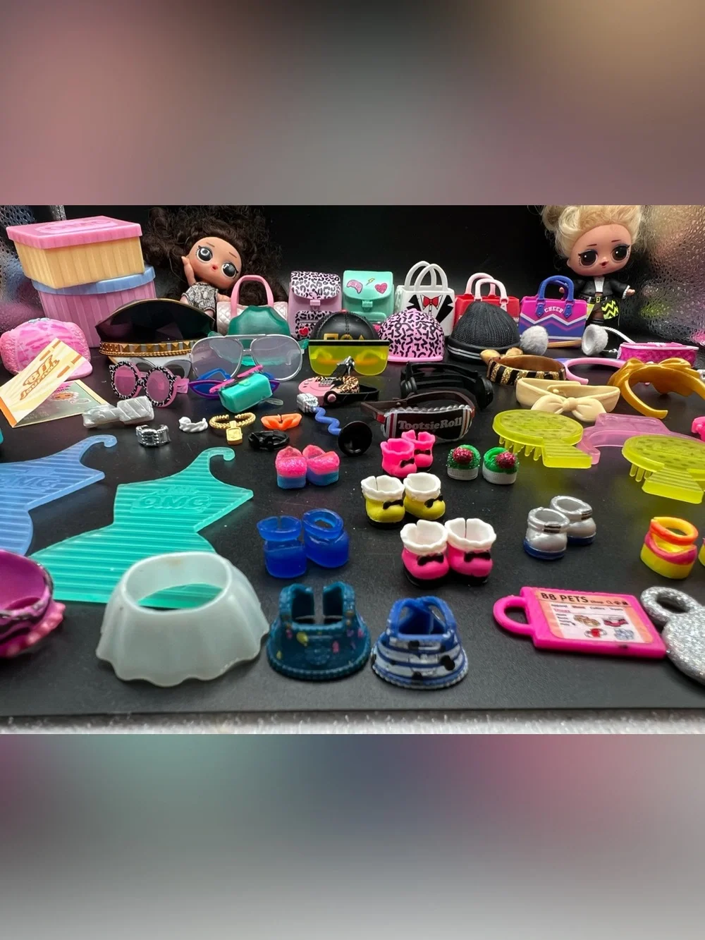 LOL Surprise Dolls Hats Glasses Shoes Accessories Lot Bundle